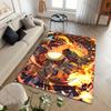 Japanese Anime Pokémon Charizard Printing Carpet for Living Room Bedroom Kid's Room Home Decor Area Rug Sofa Cloakroom Play Mat