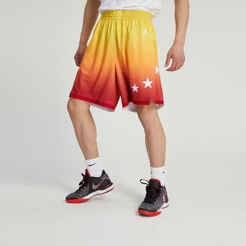 Nike X NBA Casual Shorts Men's Burgundy Moderate DX6335-600