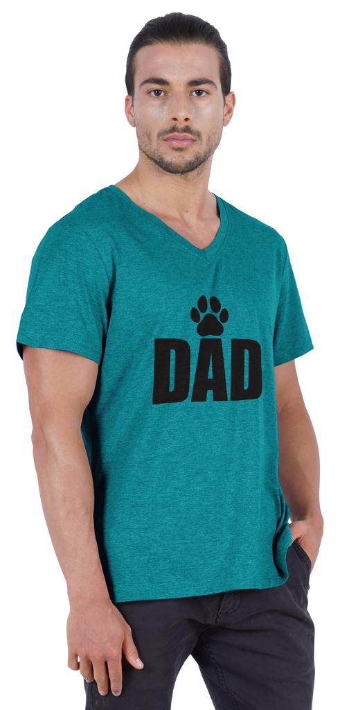 Inkmeso Мужская футболка с рисунком папы Футболка для папы из хлопкового джерси Футболка для собаки