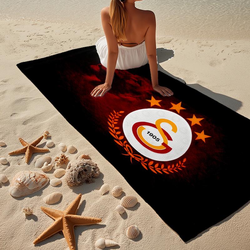 1PC Gala-tasaray Legacy Beach Towel - Soft, Absorbent Microfiber, Lightweight, Ideal for The Beach, Parties, Travel, Camping fan gifts