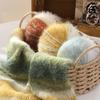 100g/Roll Knitted Sweater Soft Warm Gradient Knitting Supplies Wool Blend DIY Mohair Yarn Scarf Hat Wool Thread