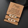 2Pcs Handcuff Freedom Justice Charm Friendship Couple Lover Bracelets Kit Unisex