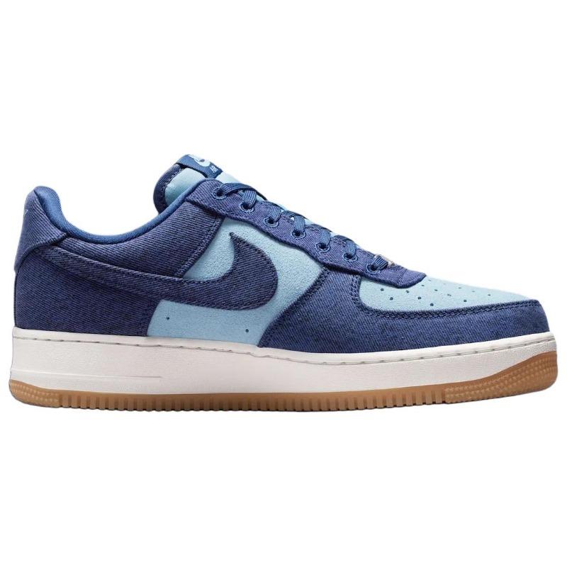 Nike Air Force 1 '07 LV8 Деним Мужские Скейт-Кроссовки Винтажный Синий IR0951-400