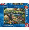 Thomas Kinkade Alice In Wonderland Puzzle Thomas Kinkade Disney Alice In Wonderland 1000 Pieces Schmidt Jigsaw Puzzle [Used]