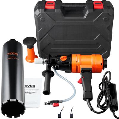 Diamond Core Drill Machine Handheld Concrete Core Drill Rig 10.2 Cm Bit 1500W