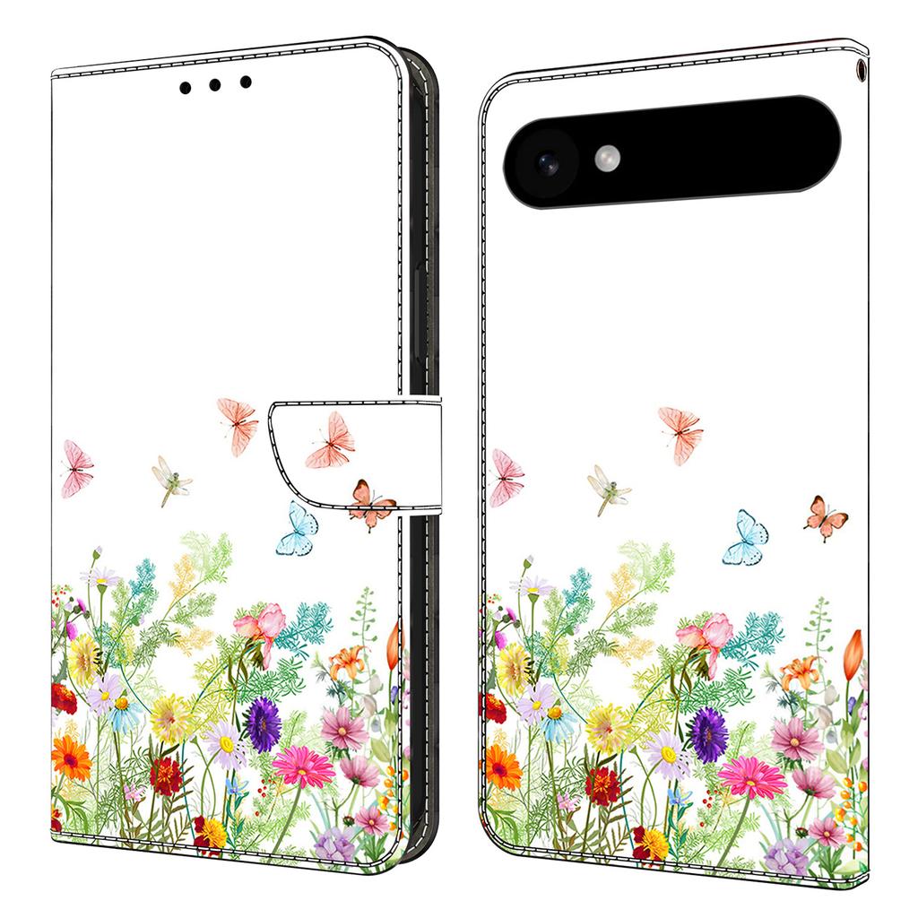 For iPhone 17 Air Leather Case Pattern Printing Wallet Stand Flip Phone Cover