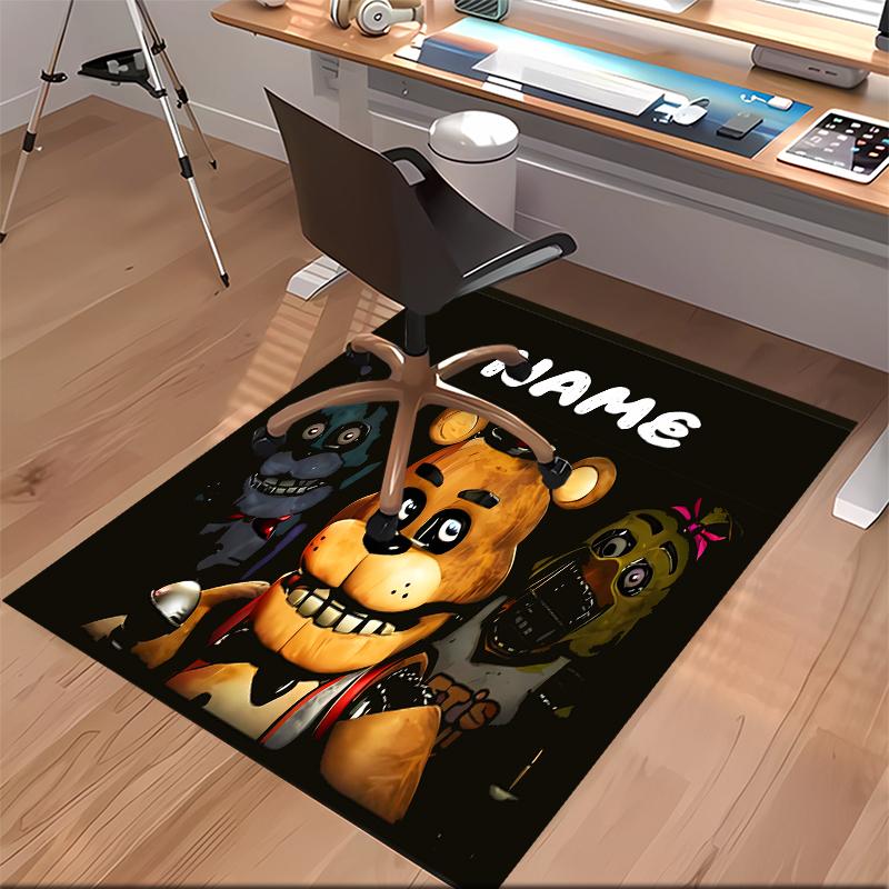 Custom personalization Five Nights at Freddy's Print Area Rug - Soft, Washable Non-Slip Indoor Mat,Living Room,Home&Office Decorative Rug