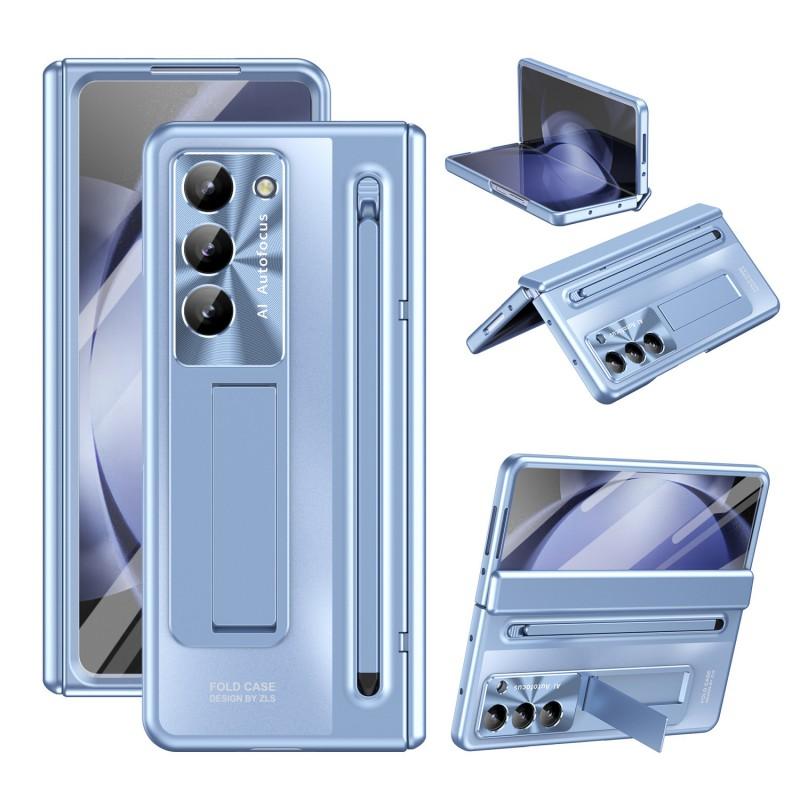 Чехол-подставка с магнитной петлей и слотом для стилуса, Full Coverage, для Galaxy Z Fold 8 7 6, ударопрочный защитный чехол