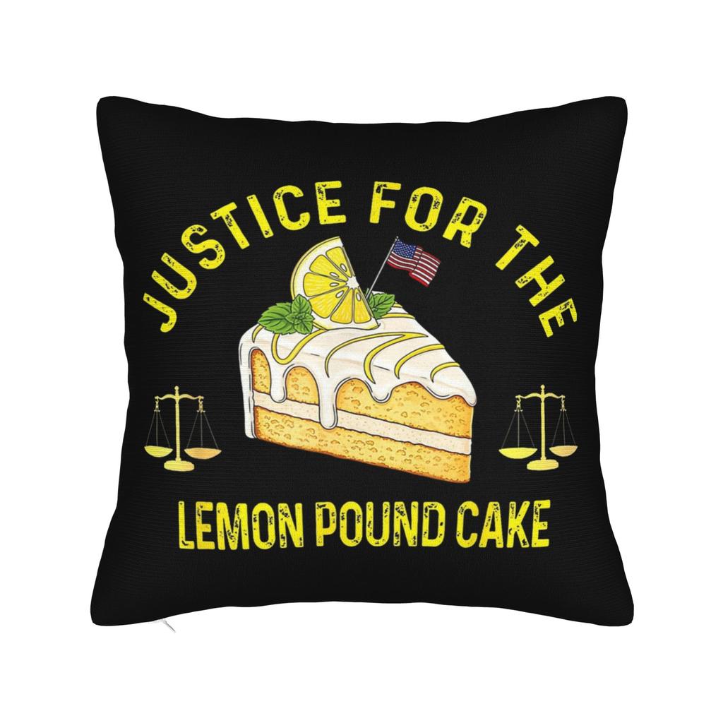 Afroman Lemon Pound Cake Pillowcase Polyester Cushion Cover Decoration Pillow Case Cover Car Square cm