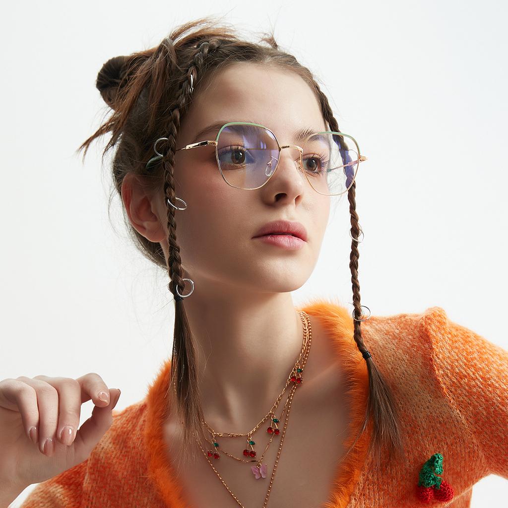 Маленькие оправы очков Мужские ретро маленькие оправы солнцезащитных очков Женские металлические солнцезащитные очки Мужские