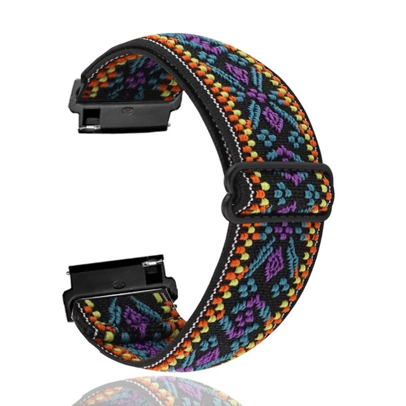 20 мм 22 мм Нейлоновый ремешок для Amazfit T-Rex3 Pro/Active 3-2/Max/Bip 6-5 Плетеный браслет Redmi Watch 5 Lite/Active Xiaomi Wtch S5-4