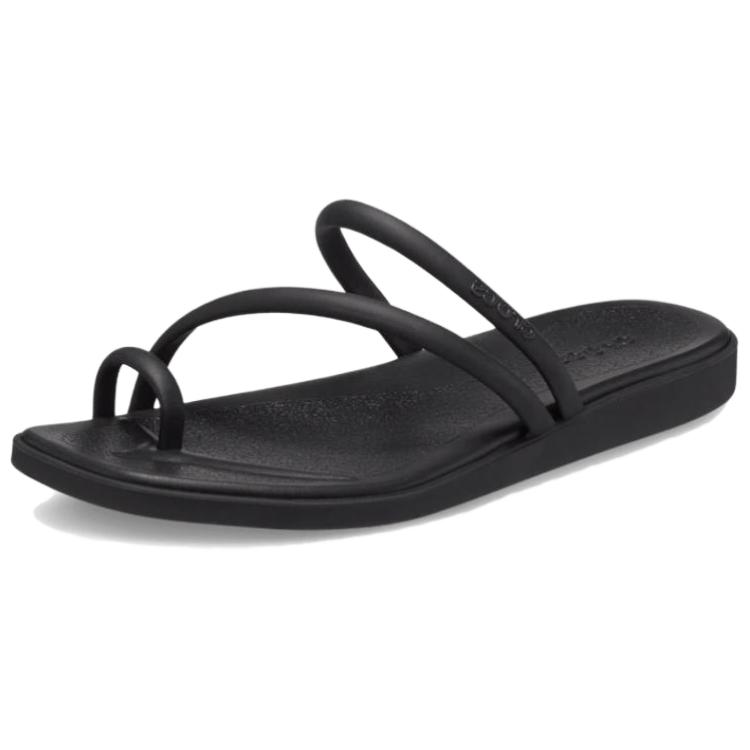 Crocs Miami Comfortable Anti-Rub Slide Sandals Women Sandals Black 209862-001