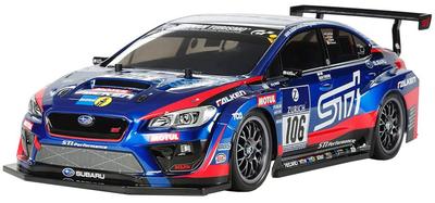 Модель автомобиля Tamiya Scale XB Series 207 SUBARU WRX STI NBR Challenge в сборе с радиоуправлением, масштаб 1/10.. (Шасси ТТ-02) Предварительно окрашенный (Номер изделия: 57907)
