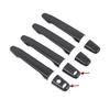 Carbon Fiber  Stickers Door Handle Cover For Mitsubishi Lancer Evolution X EVO 2008-2017 Cars Accessories Styling Modify A Car
