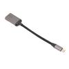 USB C to DisplayPort Adapter Aluminum Alloy USB C Male To DP Female 8K 30Hz 4K 144Hz HDR USB C to DP Converter