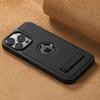 Для iPhone 15 14 13 12 Pro Max Кожаный Чехол, [Совместим с Mag-safe] Встроенная Невидимая Подставка Защитная Тонкая Крышка-Подставка