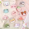 Cartoon Mini Animal Patches Embroidery Small Stickers For Kids Clothes Self-adhesive Fruits Foods Badge Appliques DIY Patch