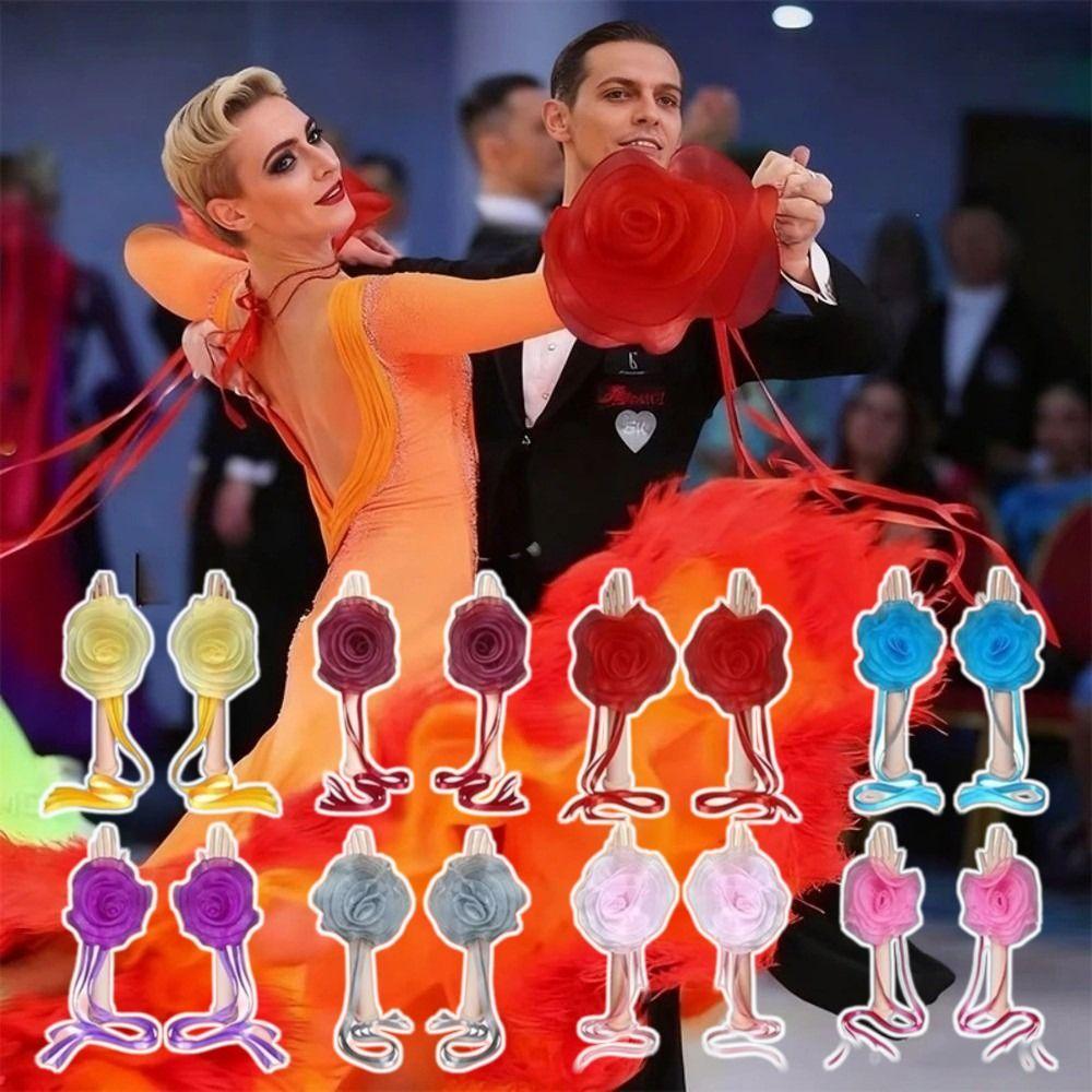 Stereo Flower Dance Wrist Straps Wrist Strap Latin Dance Accessories Waltz Dance