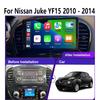 Видеоплеер Android 14 Carplay Auto для Nissan Juke YF15 2010 - 2014 Мультимедийное автомобильное радио WIFi+4G DSP 2 DIN сенсорный экран