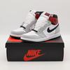 555088-126 Nike Air 1 High OG Light Smoke Grey Black Varsity Red (Мужской)