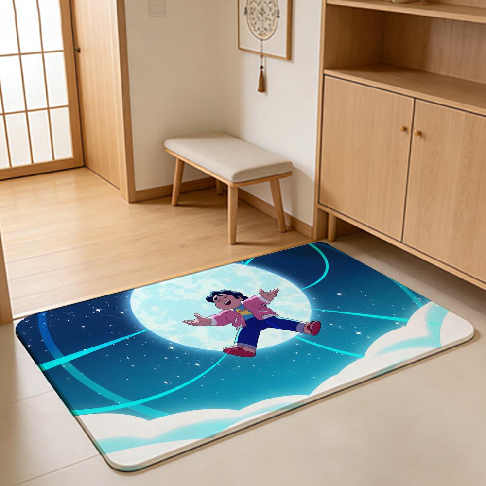 ANIME S-Steven Universe Floor Mat Absorbent Floor Mat Non-Slip Entrance Rug for Bathrooms Restrooms and Toilets