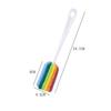 Rainbow Color Cup Brush Kitchen Cleaning Sponge Brush For Wineglass Bottle Coffe Tea Glass Cleaner Family Washing Brushes Tools