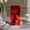 R-Рёмен S-Сукуна J-J-Jujutsu K-Kaisen-N Чехол для телефона для iPhone 17pro,16,15,14,13,12,11 Plus,Pro Max,XS, Мягкий силиконовый черный чехол