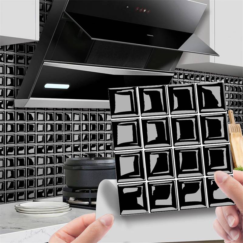 Наклейка на кристаллическую плитку, наклейка на пол, самоклеящаяся MSC105-124, 3D настенная наклейка с мозаикой, напольная наклейка, трансграничная стеклянная плитка Tilediy