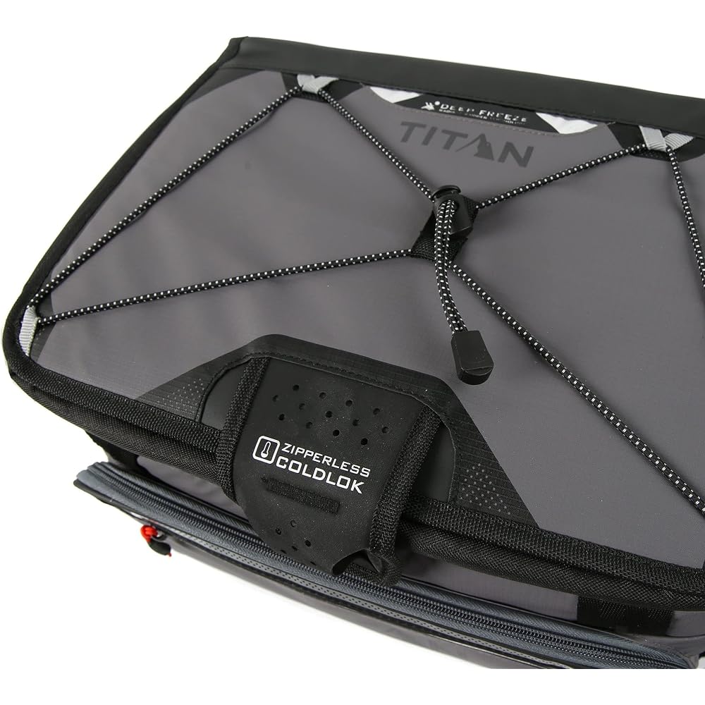 Термосумка Titan Deep Freeze 25 л, серая, ограниченная серия, мягкая, изотермическая сумка для кемпинга, рыбалки, отдыха на природе