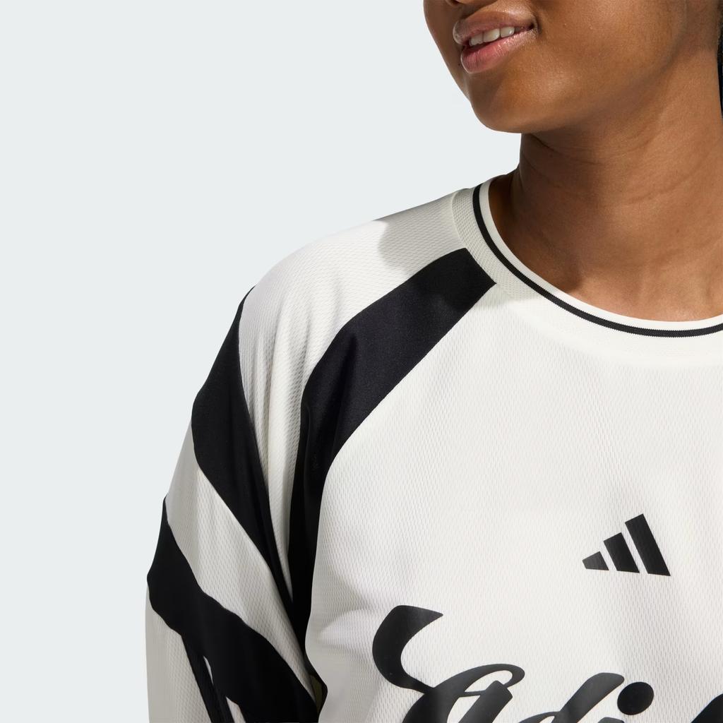 adidas Свитшот Tiro с буквенным принтом и полосками, удобный свитшот для женщин, KC4007