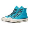 Converse 1970s Chuck Taylor All Star Comfortable Versatile Retro High-Top Canvas Shoes Unisex Sneakers Blue 162365C
