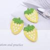 20Pcs 25*35mm Sweet Strawberry Fruit Applique for DIY Clothes Hat Shoes Sewing Patches Headwear Hair Clips Decor Accessories