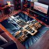 Custom personalization MAN TGX Print Area Rug - Soft, Washable Non-Slip Indoor Mat,Living Room,Home&Office Decorative Rug