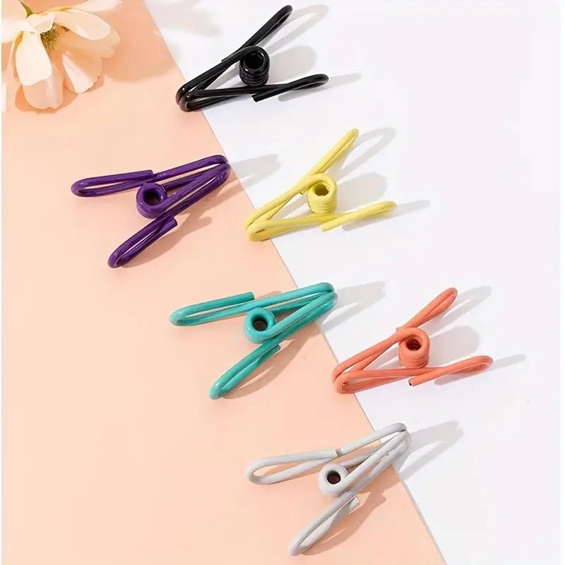 10Pcs Clothespins Hanging Pegs Clips Plastic Hangers Racks Laundry Clothes Pegs Clamps Towel Clips Home Storage Hooks