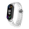 Ремешок для Xiaomi Mi Band 6 5 4 3 Браслет со сменой цвета для Mi Band5 ТПУ Анти-пот Браслет на запястье для Miband Замена ремешка Ремешки для часов 8 9 10 Браслет