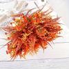 10PCS UV-resistant artificial fall bouquets, artificial orange fall plants - outdoor  window frames, fireplace, garden,decorate