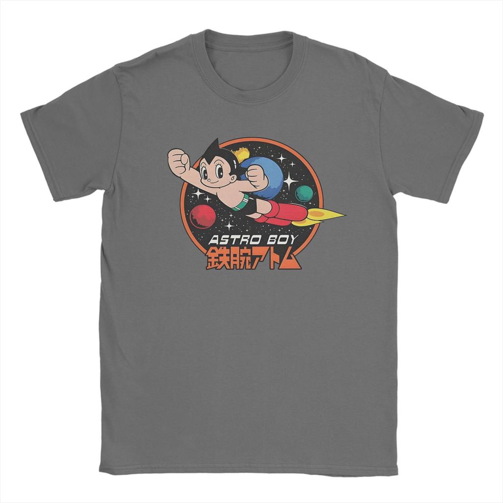 Astro Boy T-Shirts Men Vintage Cotton Tee Shirt Crew Neck Short Sleeve T Shirt Gift Idea Clothes