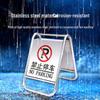 Stainless Steel A-Frame Warning Sign
