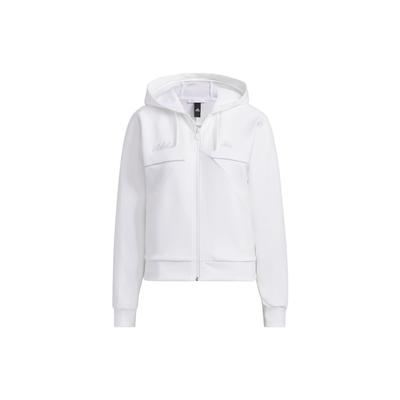 adidas Куртки Женские Белые С Капюшоном Умеренные Другие Унисекс IP7095