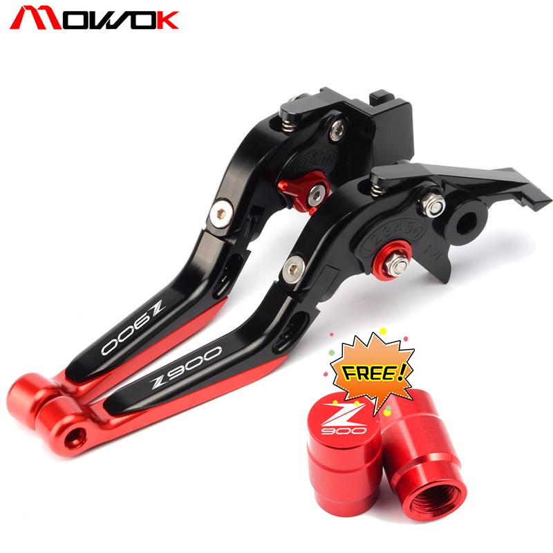 10 Colors Motorcycle Brake Clutch Levers for Kawasaki Z900 2017-2022 2021 2018 2019 2020 Z 900 Adjustable Folding