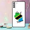 Tanzania National Flag Phone Case For Samsung Galaxy S25 Ultra S20 S21 S22 S23 S24 Plus S9 S10 S24 FE S25 FE Cover