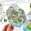 Infeel.Me ПЭТ 2.5D Наклейка-пейзаж - Девятое издание Мини 3D Коллаж "Открыто для бизнеса"