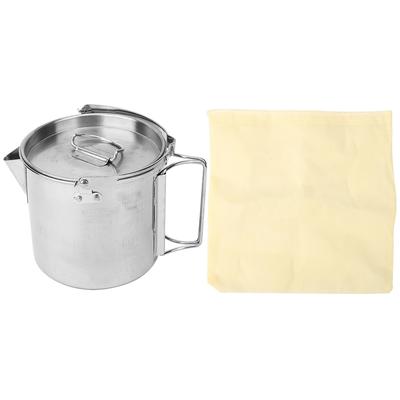 Уличный прочный экологически чистый портативный чайник из нержавеющей стали для многократного использования