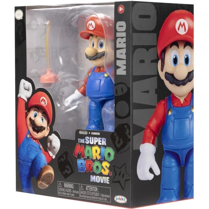 SUPER MARIO MOVIE - Figurines de collection Mario Solid - 13 cm - JAKKS - 491172