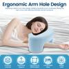 Подушка для сна на боку с отверстием для руки Эргономичная подушка для сна на боку Удобная подушка с эффектом памяти для поддержки шеи для кровати, дивана