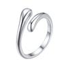 ChicSilver Кольцо на палец ноги из стерлингового серебра 925 пробы для женщин, Милое, Один размер подходит большинству, Узор-капля, Миди-кольцо, Гавайские украшения
