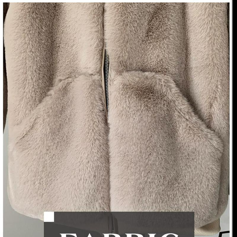 Женская мода длинное пальто из искусственного меха осенне-зимняя повседневная теплая утолщенная куртка с капюшоном