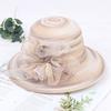 New mesh hat women's spring and summer organza flower sun hat women's sun hat big edge sunscreen basin hat