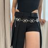 Fashion Skirt Suit Decoration Belt For Women Girls High Quality Metal Waist Chain Punk Adjustable Belt Clothing Accessories