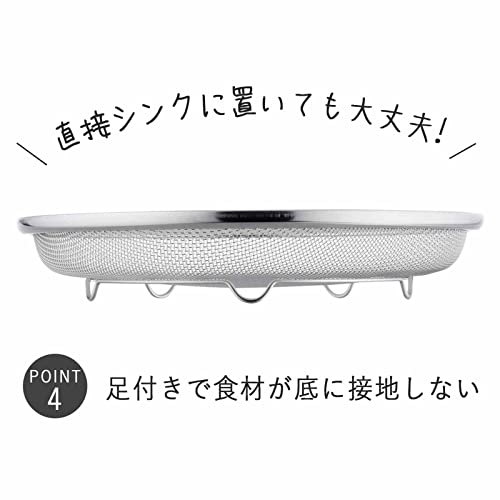 Shimomura Planning 39912 Colander Tray Set, 9.8 in